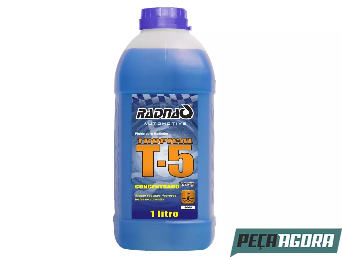 ADITIVO RADIADOR T5 LONG LIFE UNIVERSAL 1 LITRO AZUL CONCENTRADO (RAD9040)