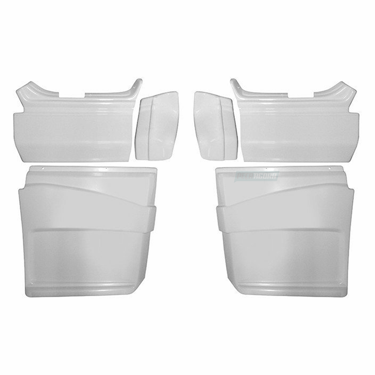 KIT TAMPA ESTRIBO ANTIFURTO AXOR 1933 PLASTICO ABS COM SUPORTE (M30115.3)