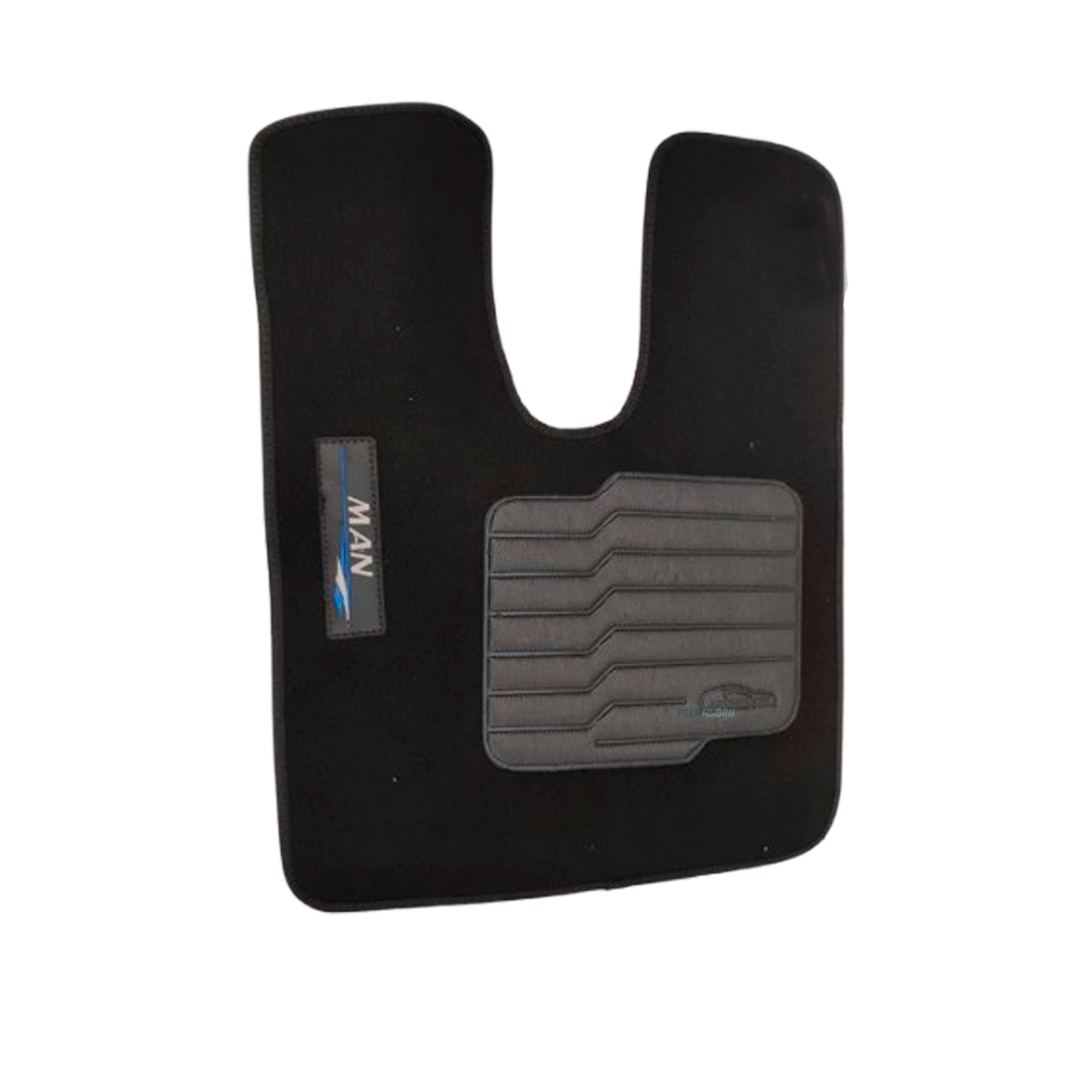 TAPETE CARPETE MOTORISTA 50X60 C/LOGO MAN PRETO PREMIUM (460216])