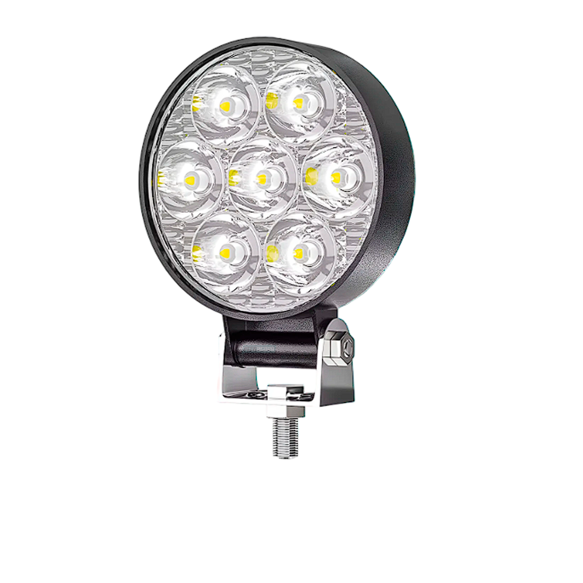 FAROL MILHA NEBLINA LED 7 LEDS 21W 12V 24V 63MM UNIVERSAL (MILHALED21W)