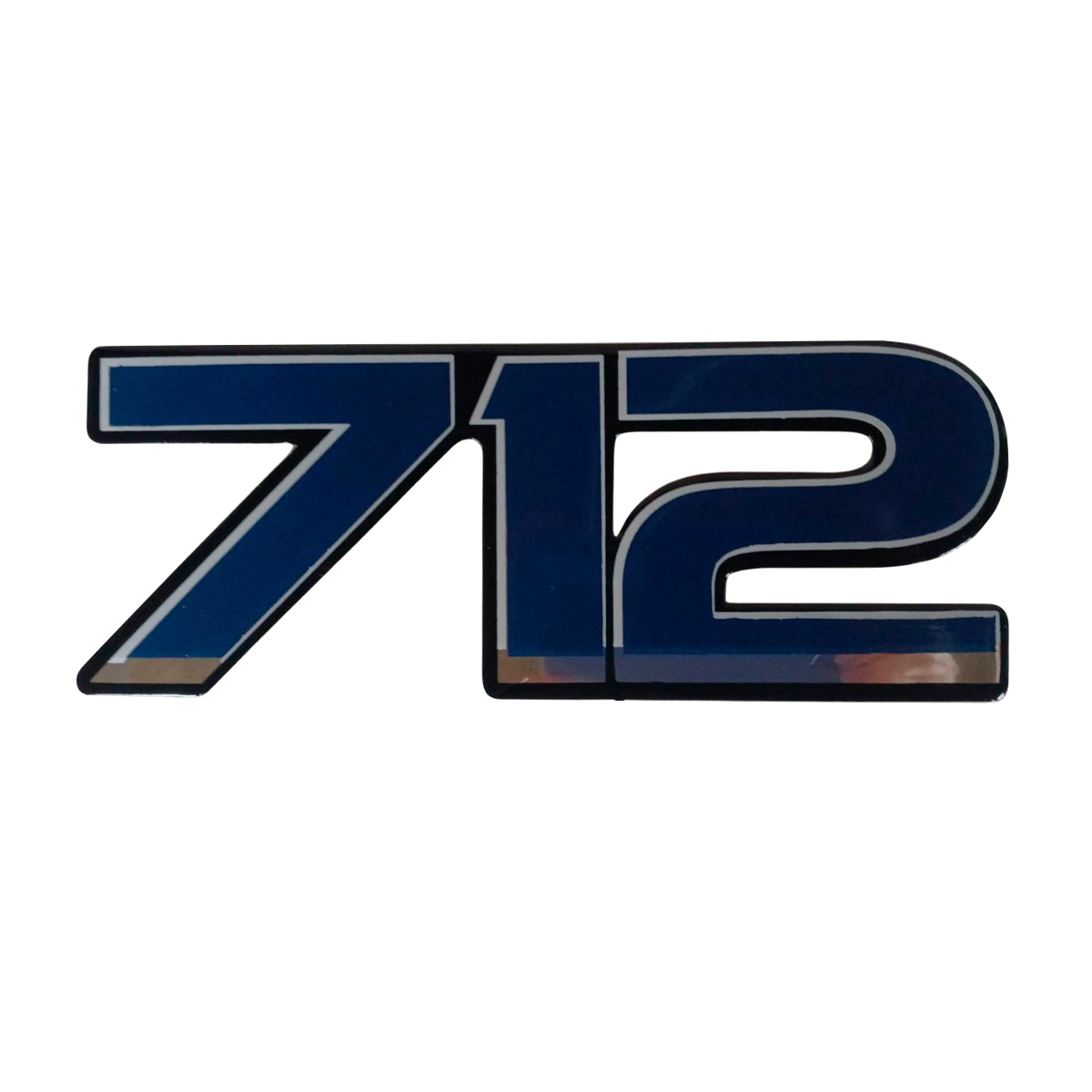 EMBLEMA FRONTAL 712 RESINADO COLANTE MB 712 (7C4516605AB-PTO1713F)