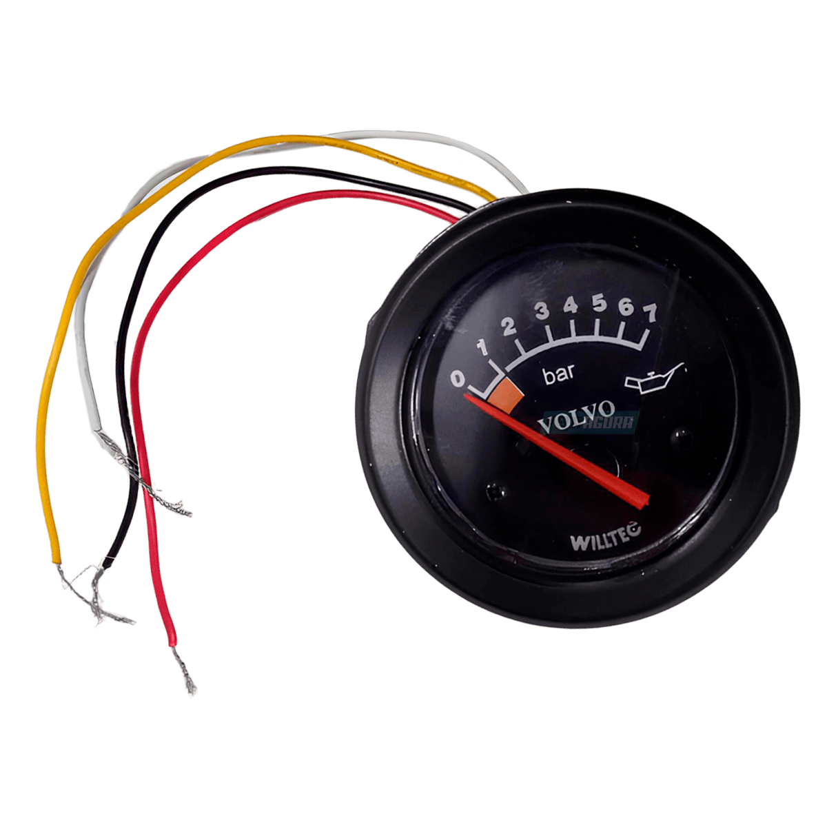 INDICADOR PRESSAO OLEO 24V 0-7 BAR - VOLVO - ELÉTRICO  NL ANO 1993 A 1997 (8123