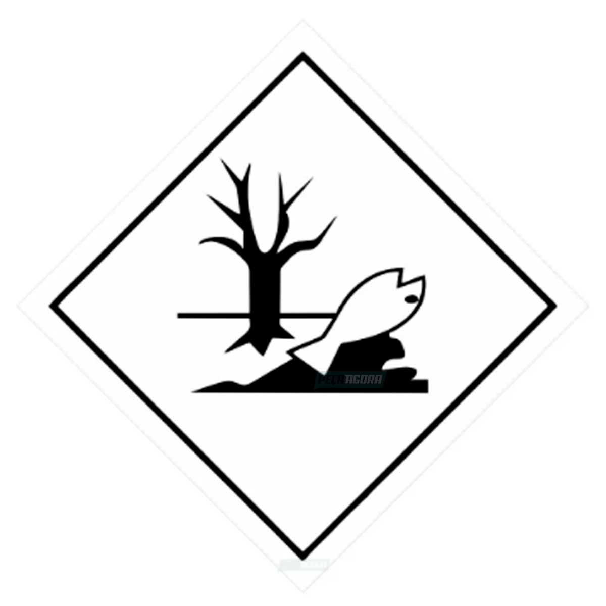 PLACA SIMBOLOGIA RISCO MEIO AMBIENTE COM PEQUENO DETALHE (0000441-AVA)