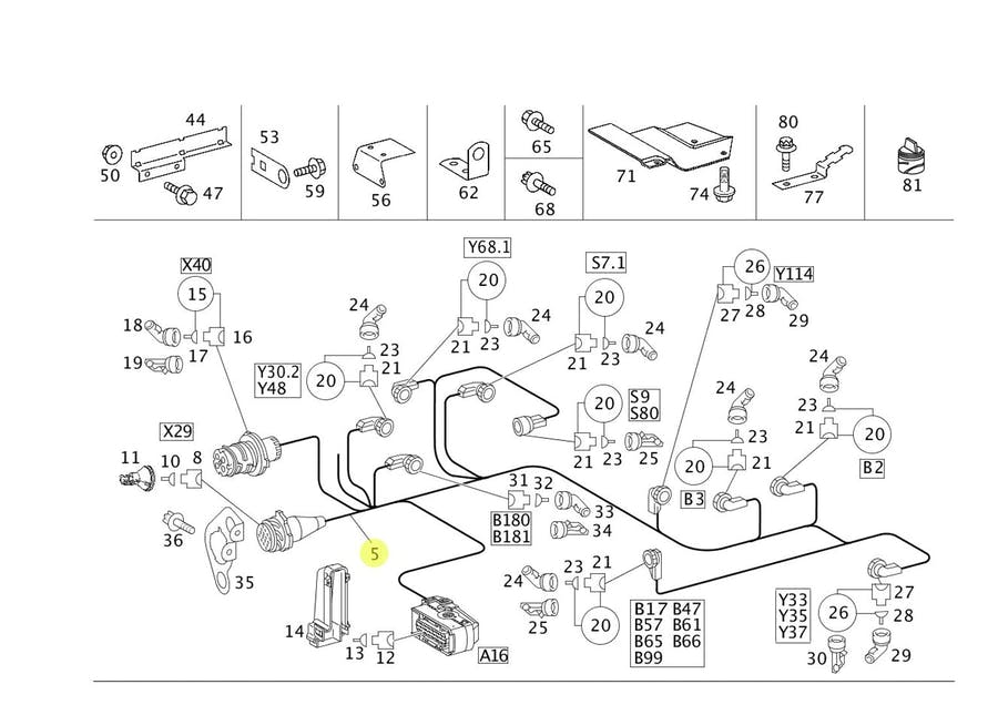 CHICOTE ELETRICO CAMBIO MB AXOR (9305408210)