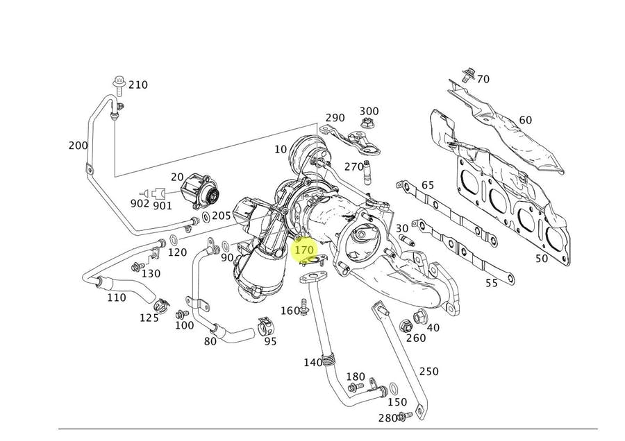 JUNTA ENCANAMENTO RETORNO MOTOR (6510960380)