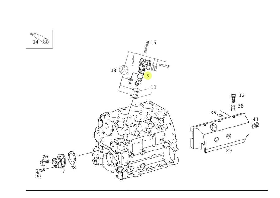 UNIDADE DA BOMBA INJETORA COMBUSTIVEL MOTOR MB OM924 OM926 1933 2533 O500 1725 1