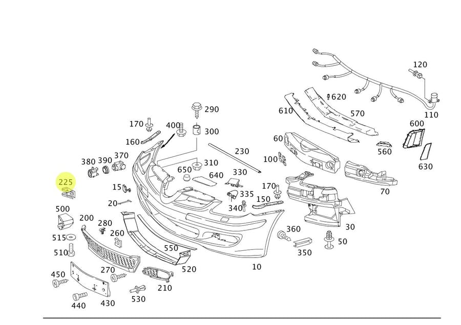PORCA MERCEDES BENZ AXOR ACTROS (0019907191)