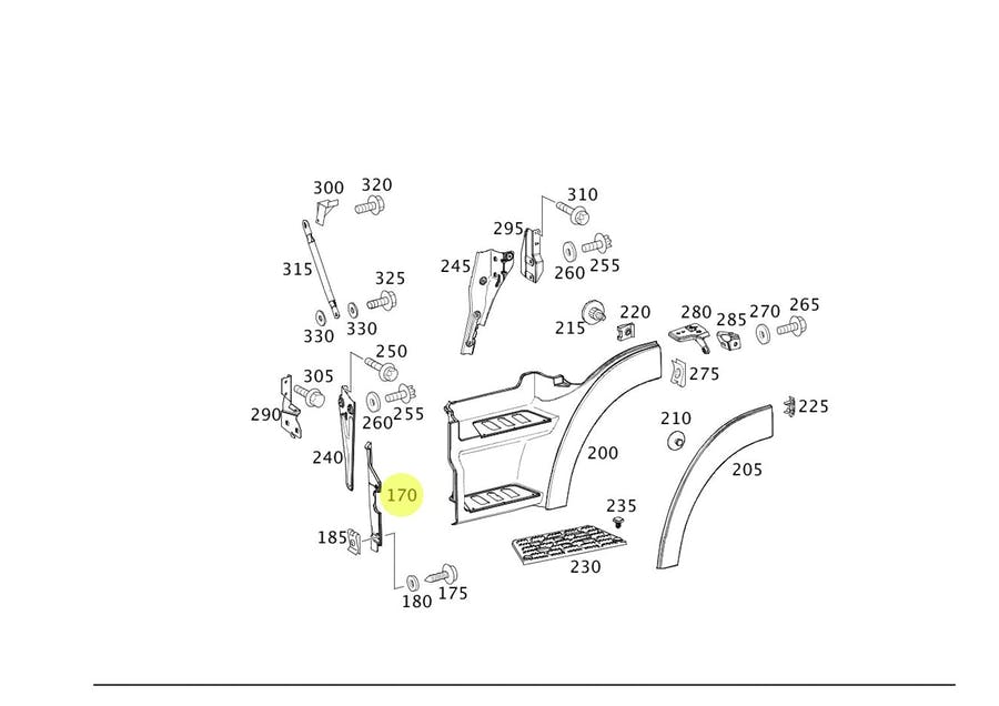 COBERTURA PARACHOQUE ESQUERDO (9438852122)