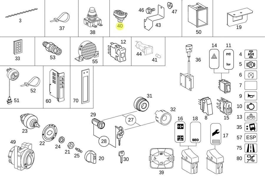 INTERRUPTOR DE TECLA (A0011530932)