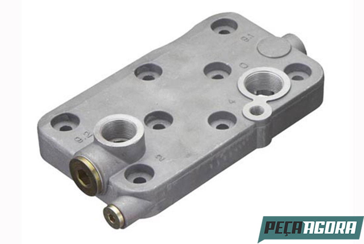 CABECOTE COMPRESSOR AR MB MERCEDES BENZ 1938S 1944S O400 (4129056542)