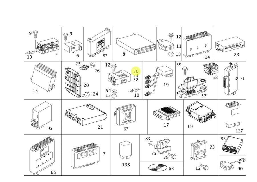 CAIXA DE FUSIVEL MB O500 OH1518 OH1519 OH1622 OF1721 OF1722 (3825450801)