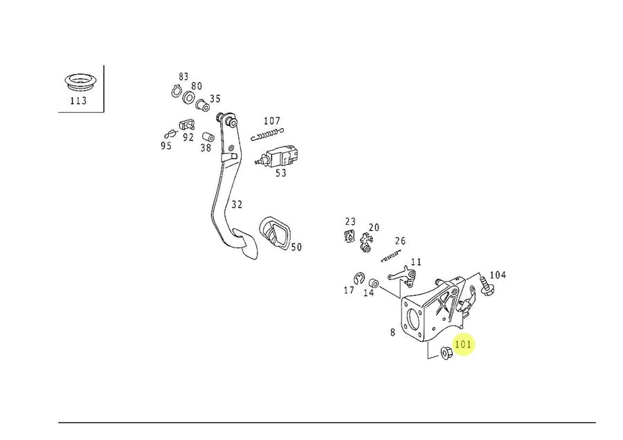 CAIXA 20  PORCA N 13004 DBL 845 8MM TORQUE (CX.913023008003**20)