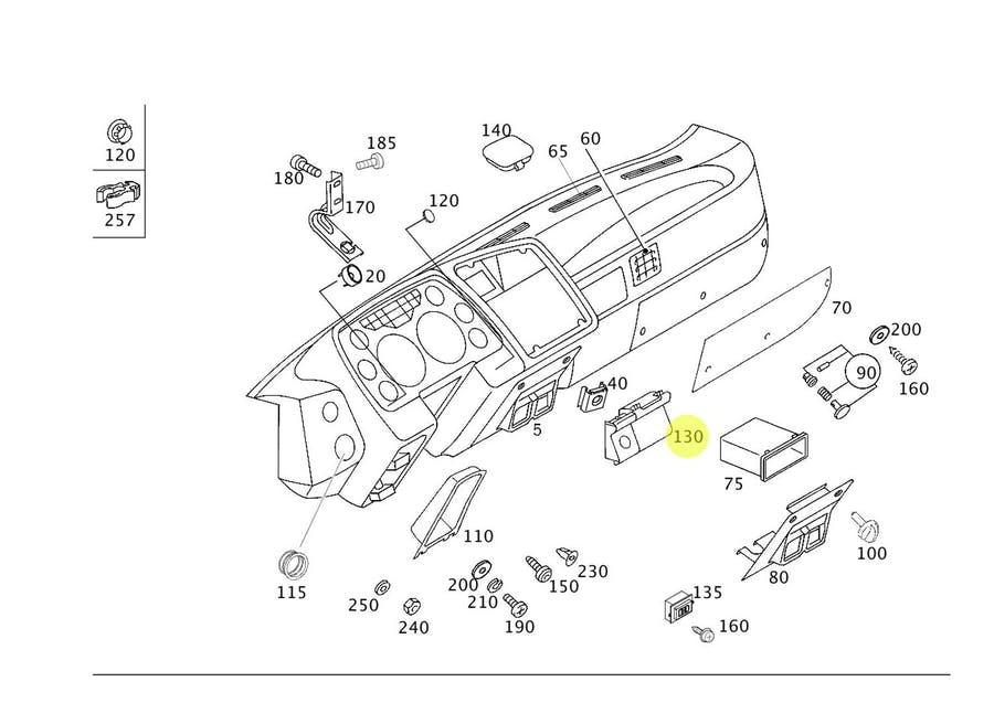 CINZEIRO PAINEL INSTRUMENTOS MB 1218 1318 1319 1418 1620 1622 1624 1728 2423 (69