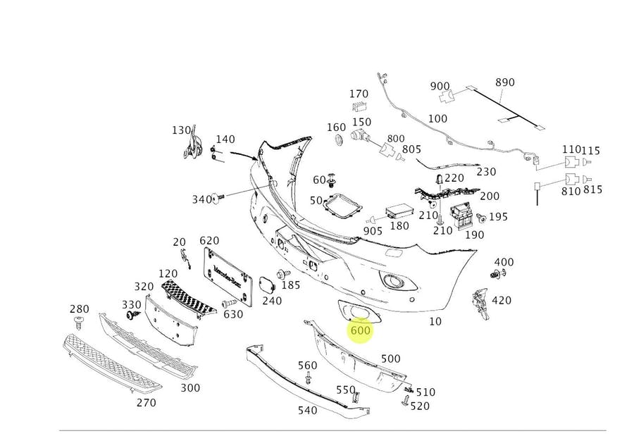ACABAMENTO FAROL MILHA DIREITO MB SPRINTER 2017... (9068850353)