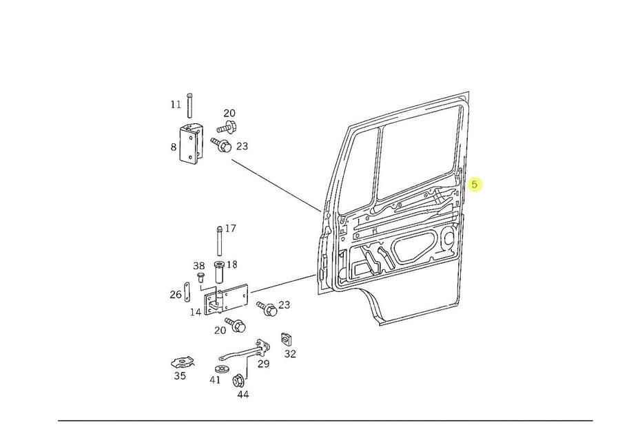 PORTA LE NO ESTADO MB 1620 PORTA NOVA PINTADA DE BRANCO (6947207005_)