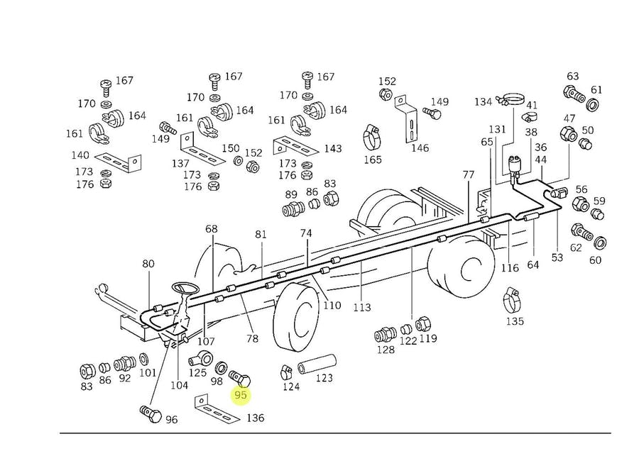 PARAFUSO OCO MB OH1421 OH1621 OH1625 OH1630 (3829907063)