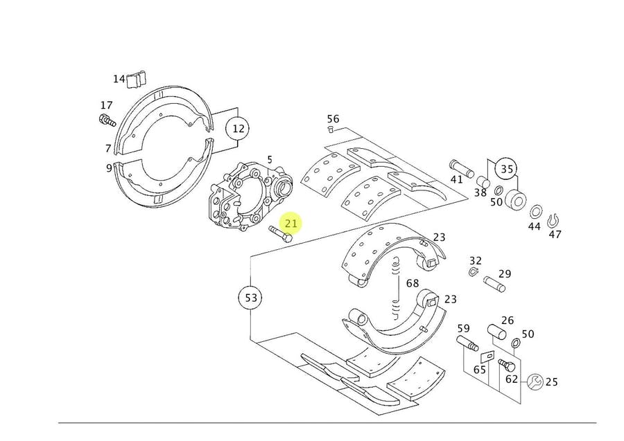 PARAFUSO COM COLAR (A3469901304)