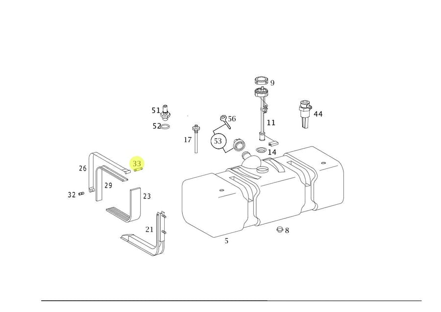 PINO SUPERIOR CINTA TANQUE M12X1,5MM (3844750074)