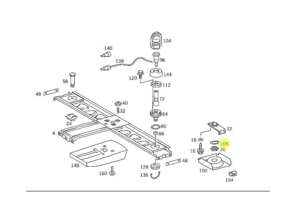 TRAVA  ANEL ELASTICO 25MM M25X1,5 COLUNA DIRECAO MB HPN (000471025001)