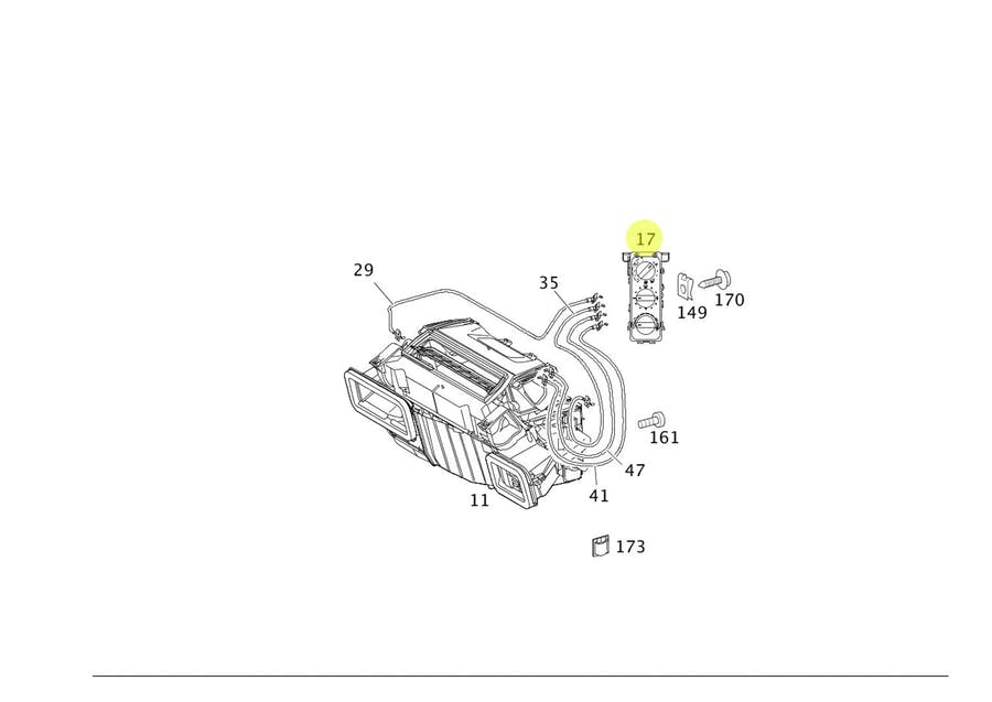 MOLDURA COM BOTOES COMANDO AR MB AXOR 2006 EM DIANTE (9678200097)