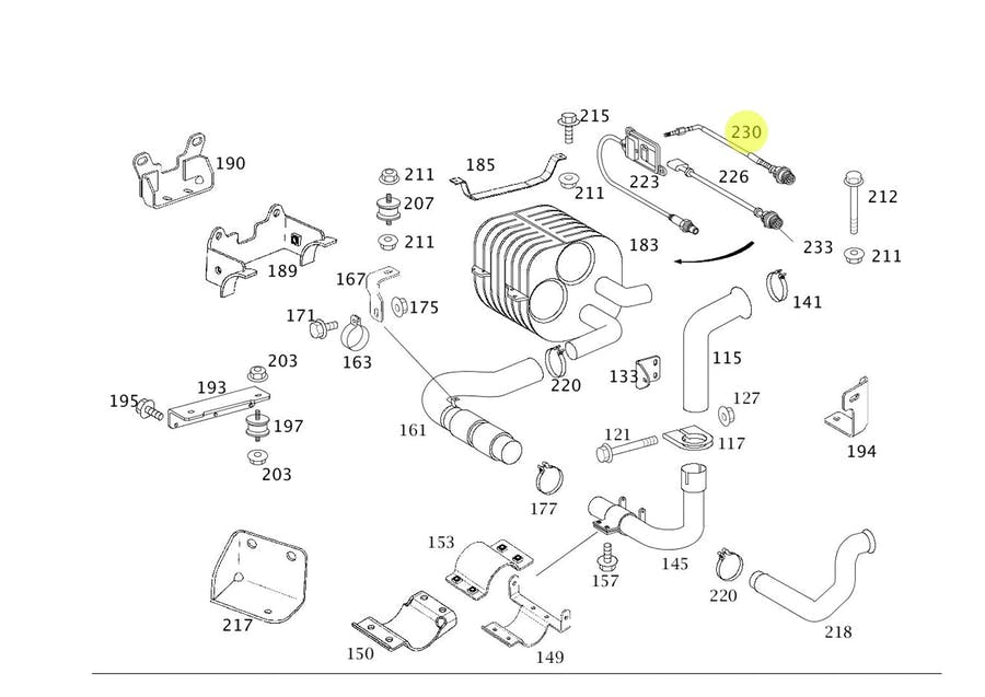 SENSOR TEMPERATURA CATALIZADOR ATEGO/ OF1119/ OF1721/ O.500  (0061530528-L14152,
