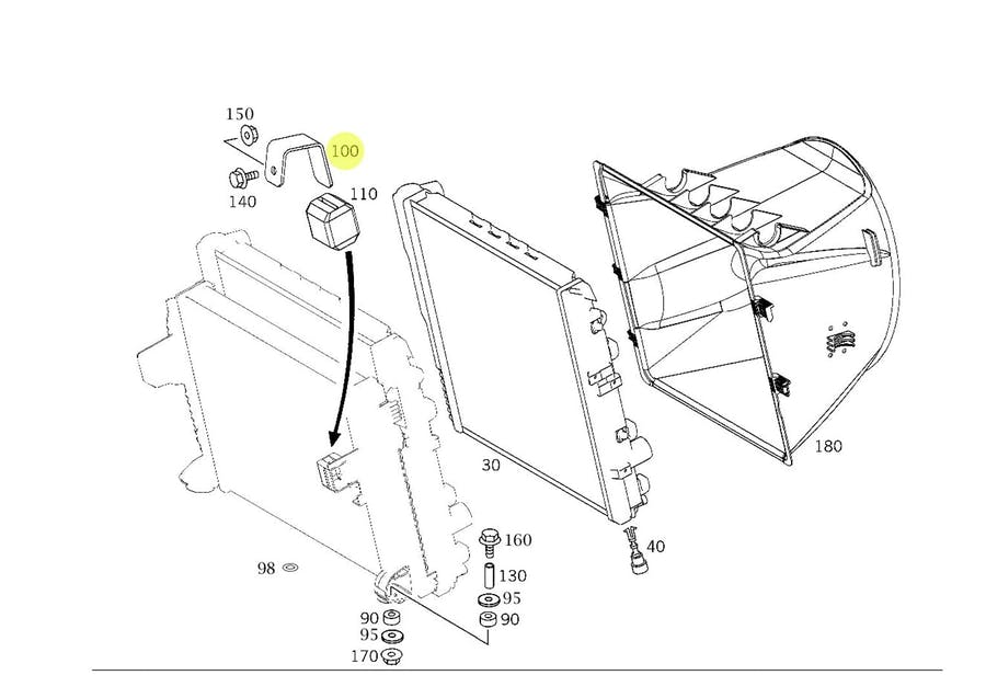 SUPORTE CABINE MB ATEGO 1418 ANO 2005 A 2011 1419 ANO 2014 A 2020 1518 ANO 2010 