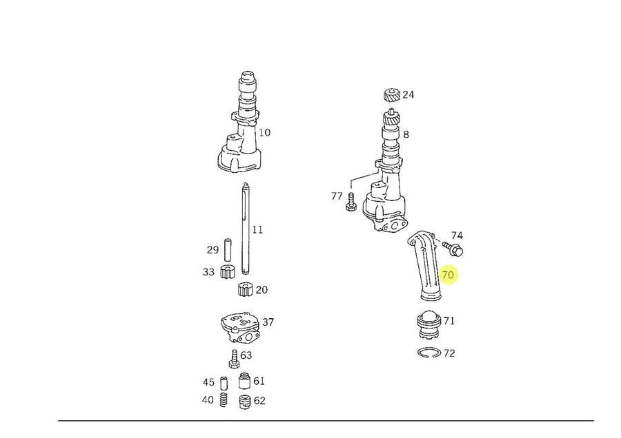 TUBO SUCCAO OLEO OM352A (3521861601)