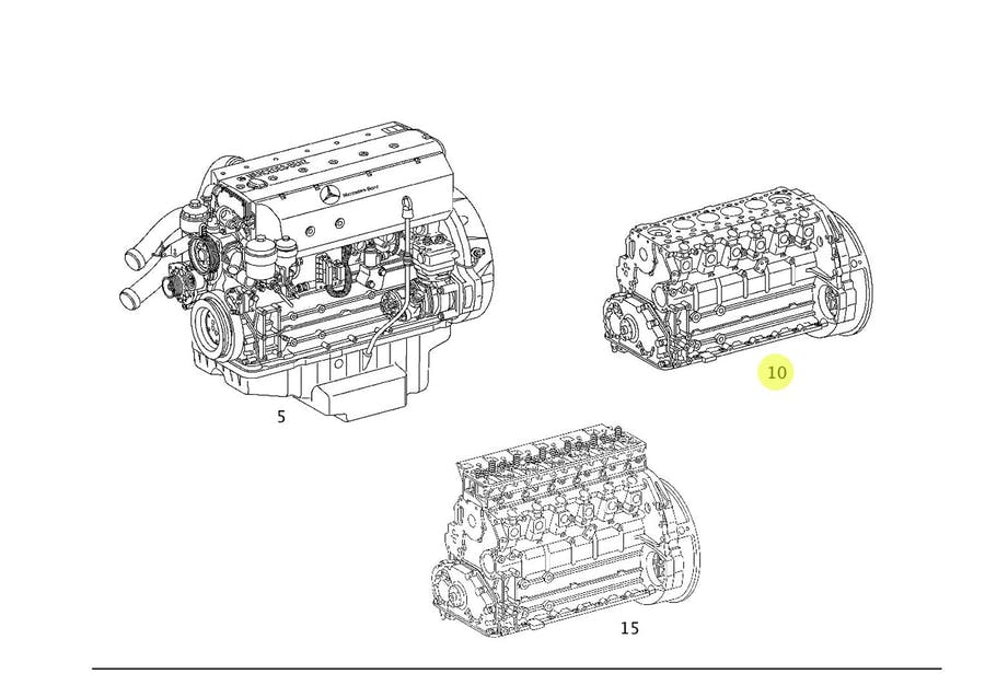 MOTOR COMPACTO D926989 COM TOMADA DE FORCA MB ATEGO ATRON (9260101750)