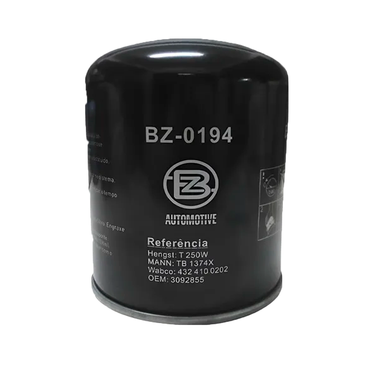 FILTRO SECADOR AR MB VOLVO IVECO (3092855-42-251-4324100202-T250W-TB1374X-BZ0194