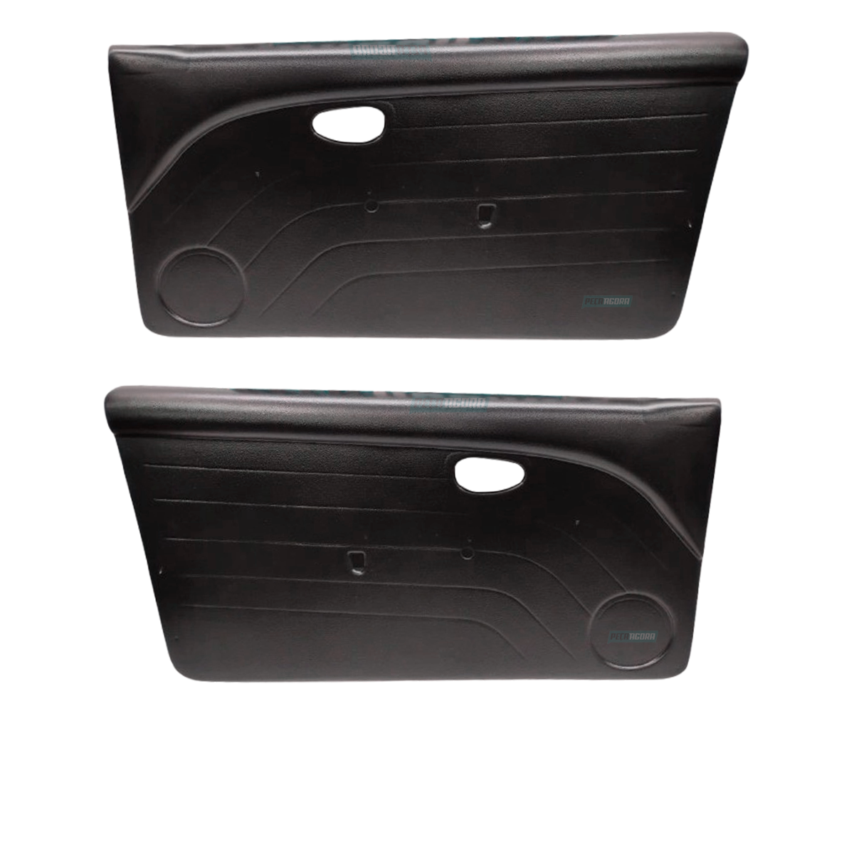 PAR FORRO PORTA PRETO FIAT PALIO 2 PORTAS STRADA CELEBRATION 2002 A 2014  (K.FP1
