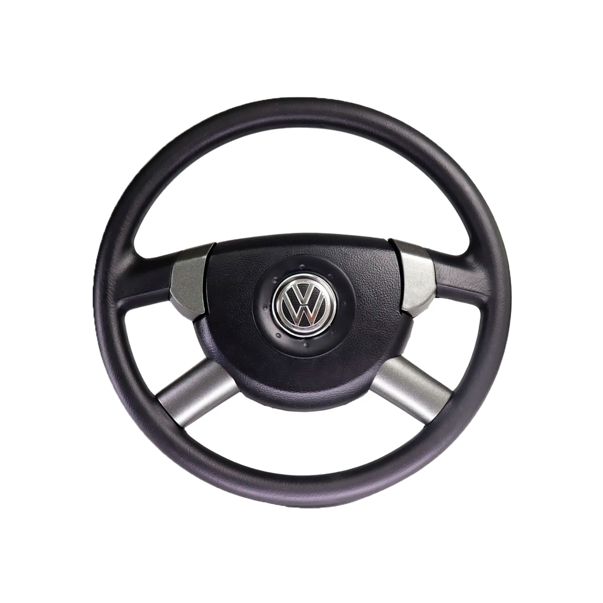 VOLANTE TRACKFIELD ESPORTIVO VW GOL G4 2005 A 2014 PRATA (556370MM)
