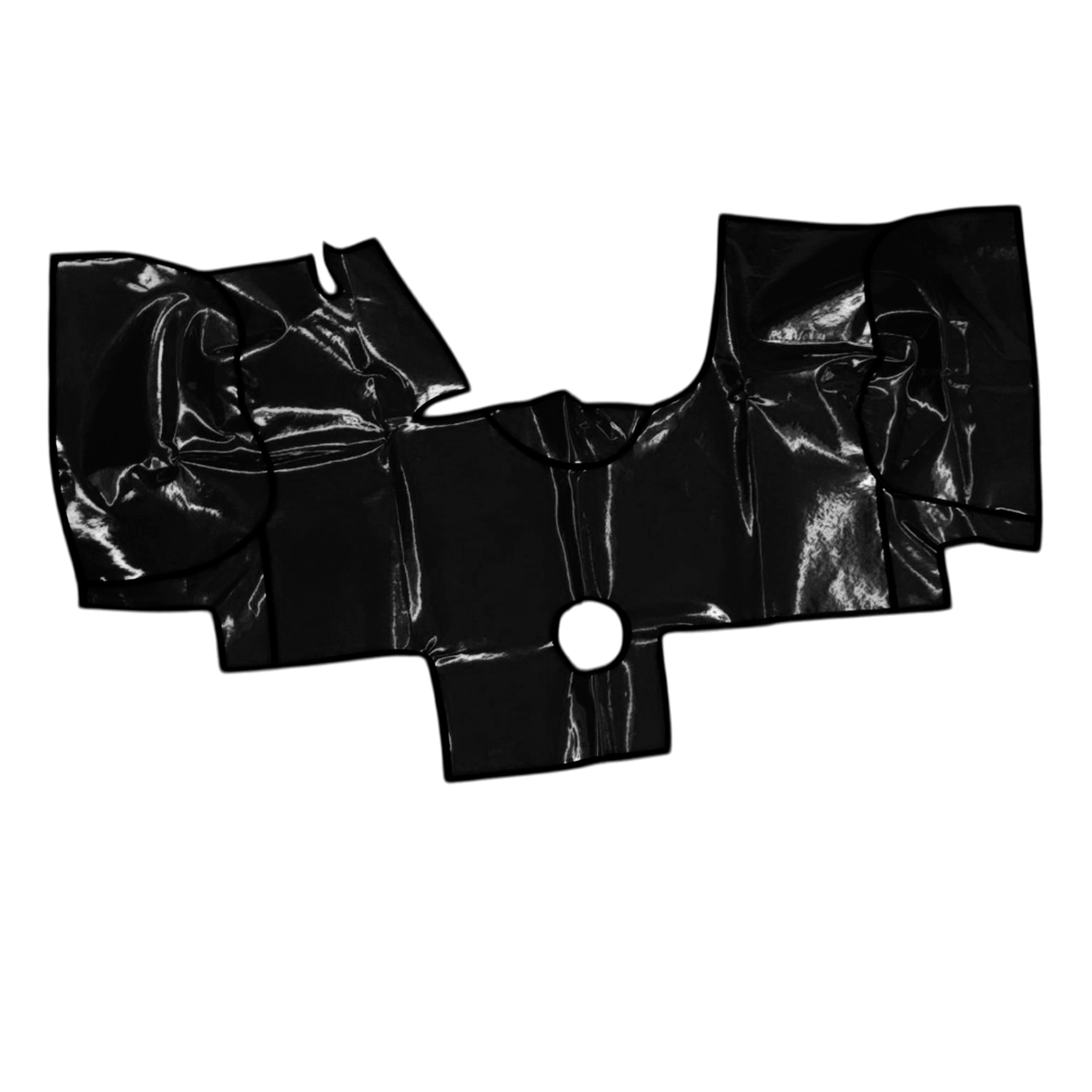 TAPETE VINIL PRETO CAMINHAO FIAT 130 (PUES501P)