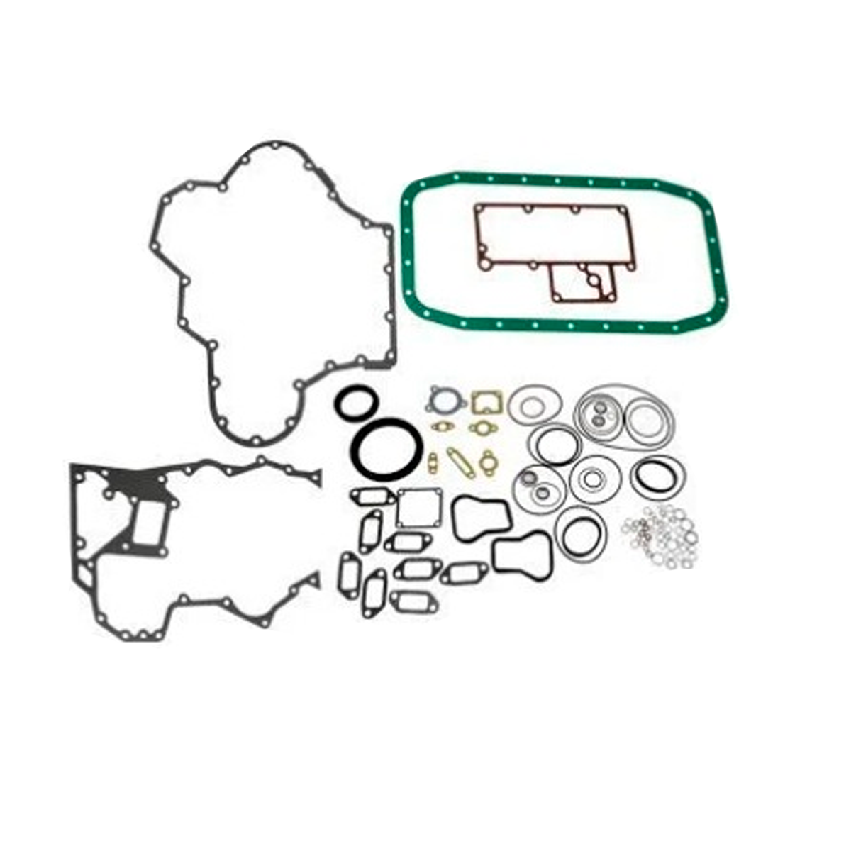JOGO JUNTAS INFERIOR MOTOR MWM X12 4 CIL 4.12 VW 13180E 14180E 15180E 15190E 815