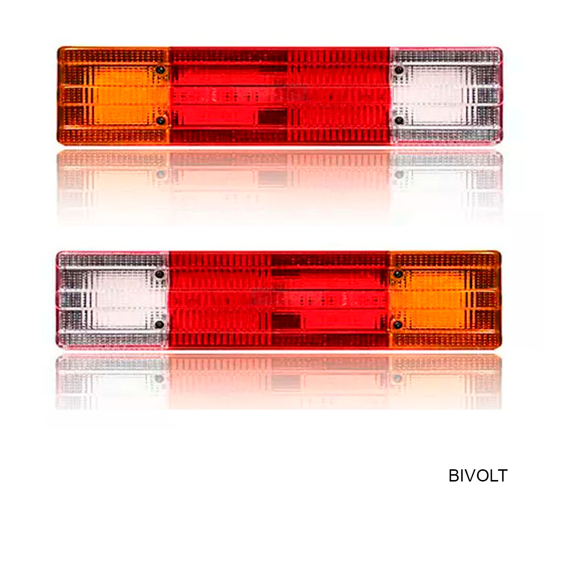PAR LANTERNA TRASEIRA 24 LEDS BIVOLT CAMINHAO MB 710 912 ACCELO ATRON ATEGO 1113