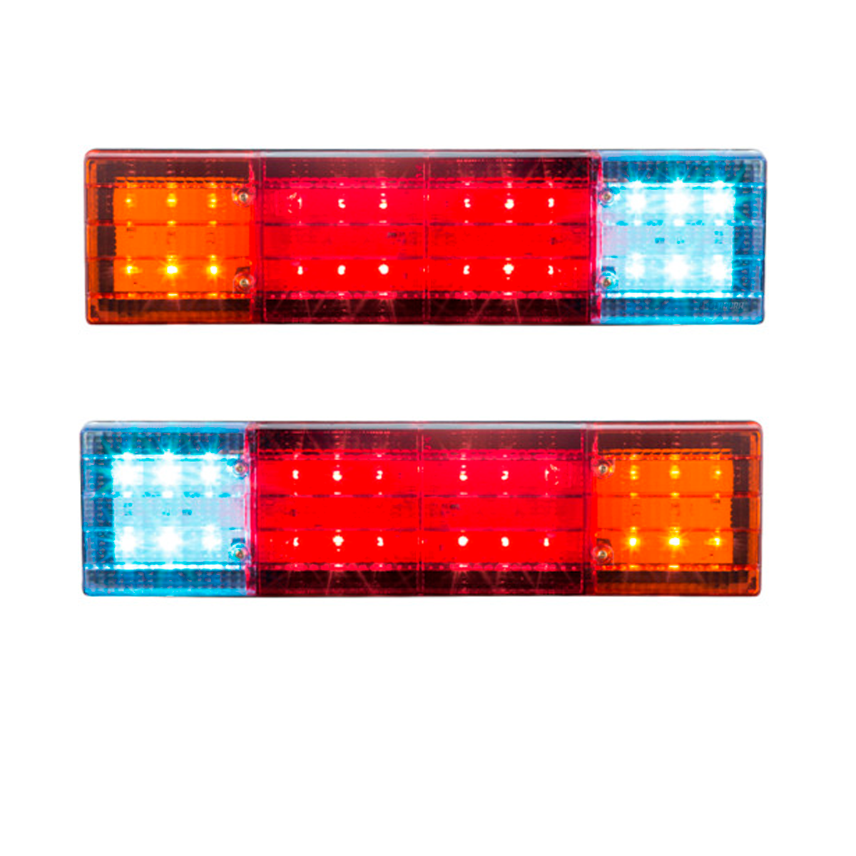 PAR LANTERNA TRASEIRA LED MB 1113 1513 1418 1618 1620 - 12V  (K.L5021-L5020)