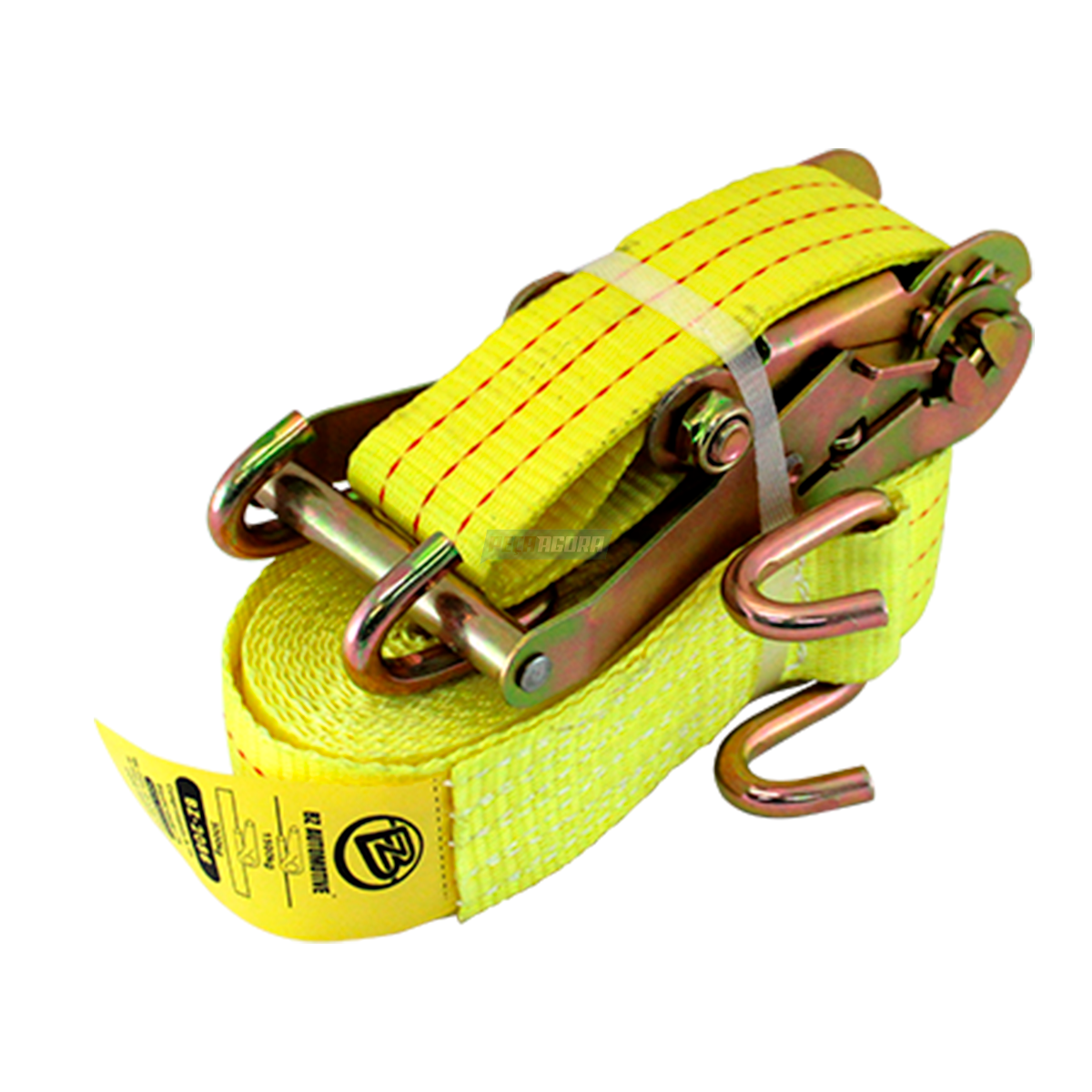 CINTA DE CARGA COM CATRACA 3TON GANCHO U (BZ2086)