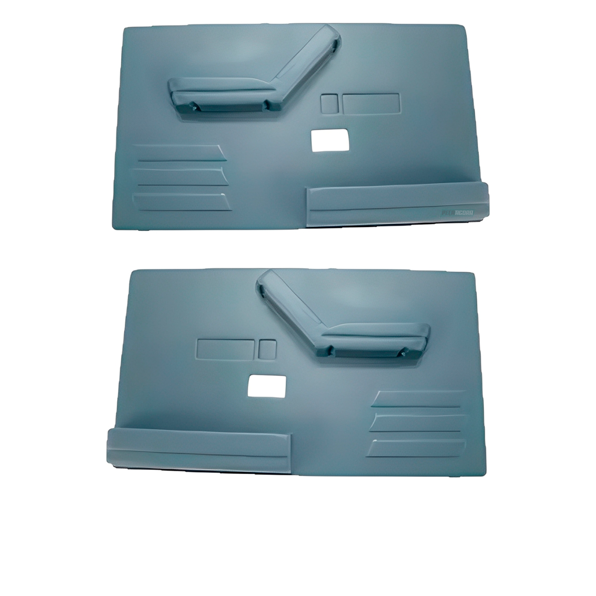 PAR FORRO PORTA CINZA CHEVROLET D20 CABINE SIMPLES COM APOIO BRACO (K.FP542-FP54