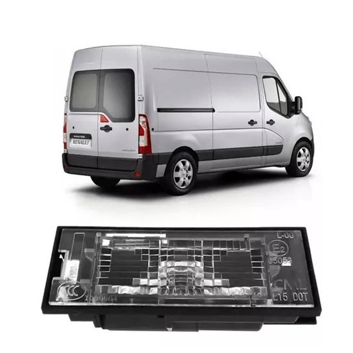 LANTERNA PLACA RENAULT MASTER 13 A 26 (8200480127-4032007--32346)