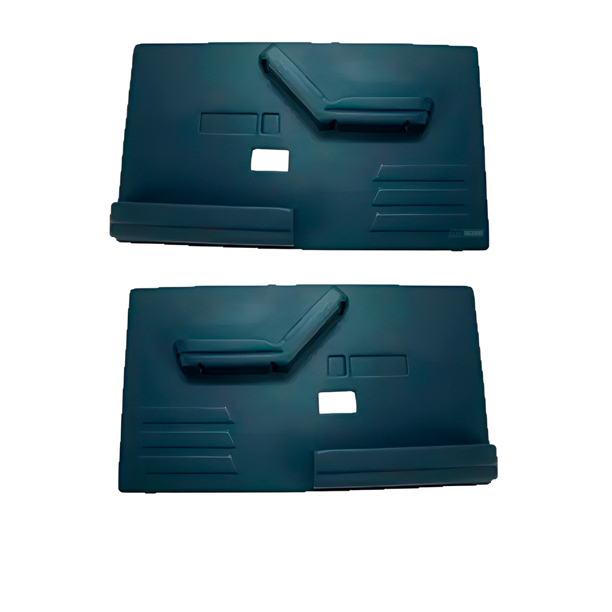 PAR FORRO PORTA PRETO COM APOIO BRACO GM D20 CABINE SIMPLES (K.FP540-FP541)