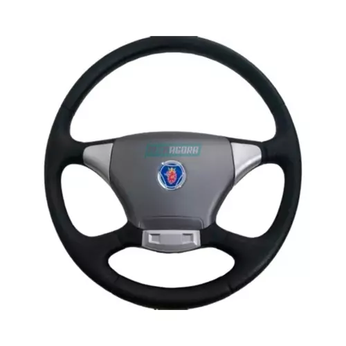 VOLANTE 450MM SCANIA 124 SERIE 5 PRATA COM CUBO  (466164)