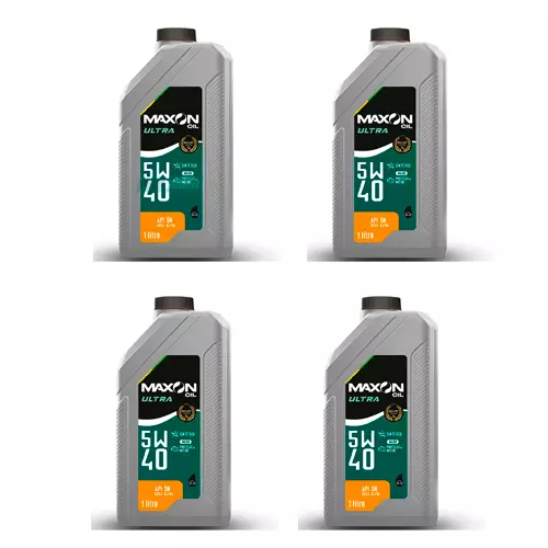 KIT 4 OLEO MOTOR 5W40 MAXON OIL SINTETICO HITEC SN 1L (CX.HITEC-5W40**4)