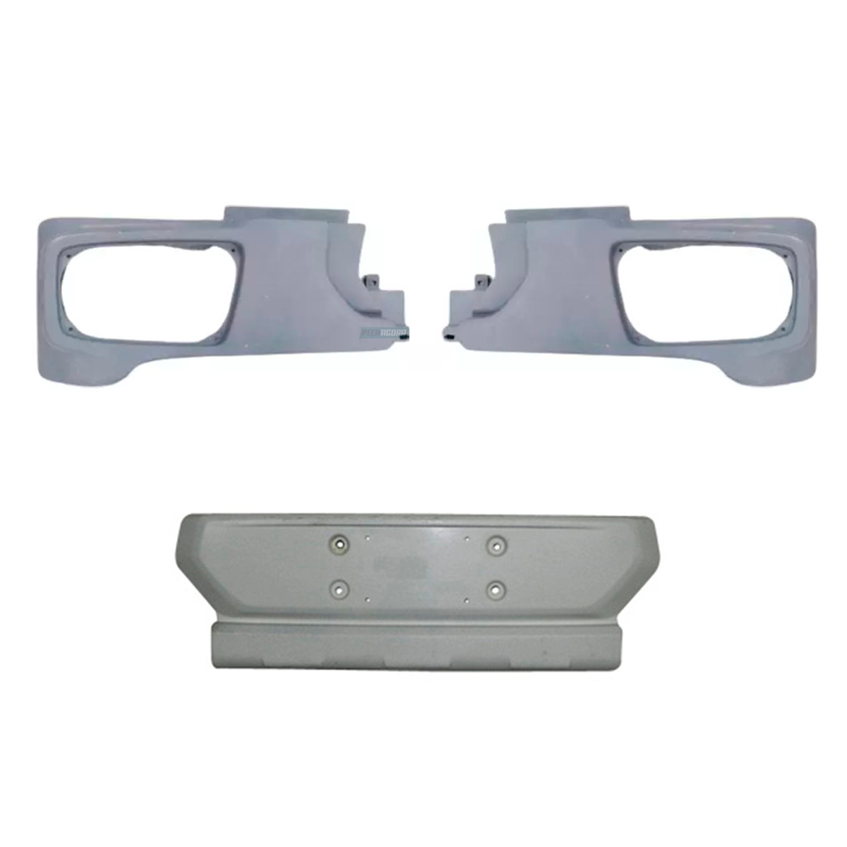 KIT PAR PONTEIRAS + PARACHOQUE CENTRAL FORD NOVO CARGO 2622 2628 2623 2629 3132 