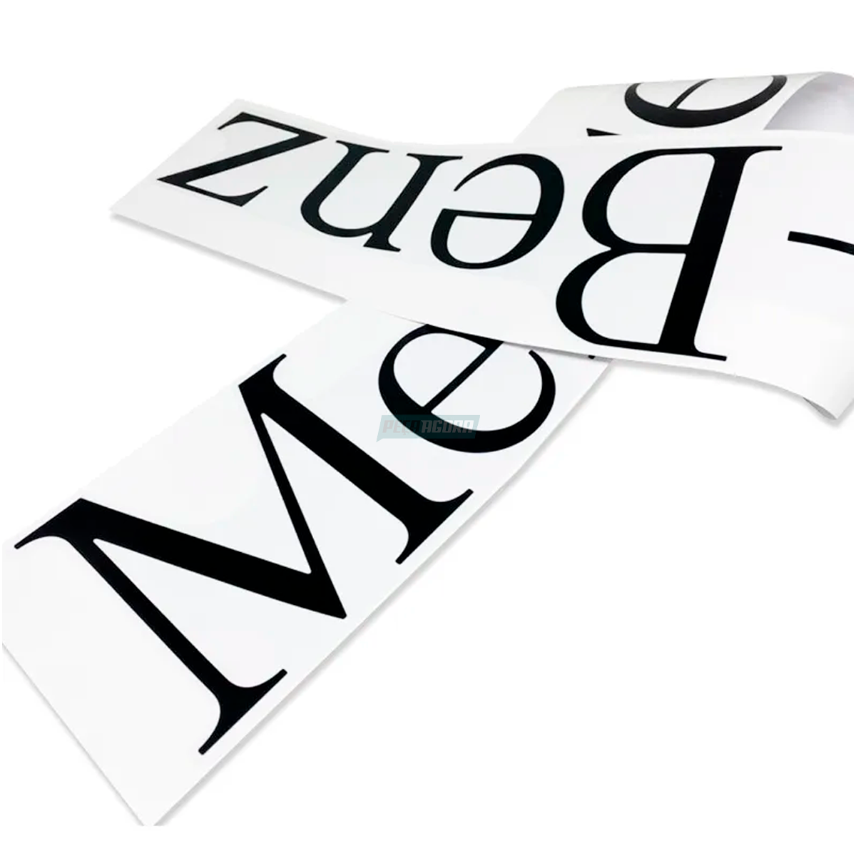 ADESIVO TESTEIRA QUEBRA SOL PRETO MB CAMINHOES (7916283933LM)