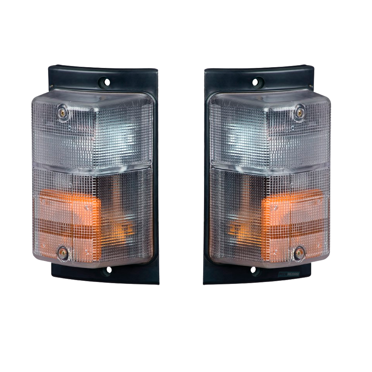 PAR LANTERNA SETA DIANTEIRA SCANIA 112 113 142 143 CRISTAL (K.394766-526617-PE62