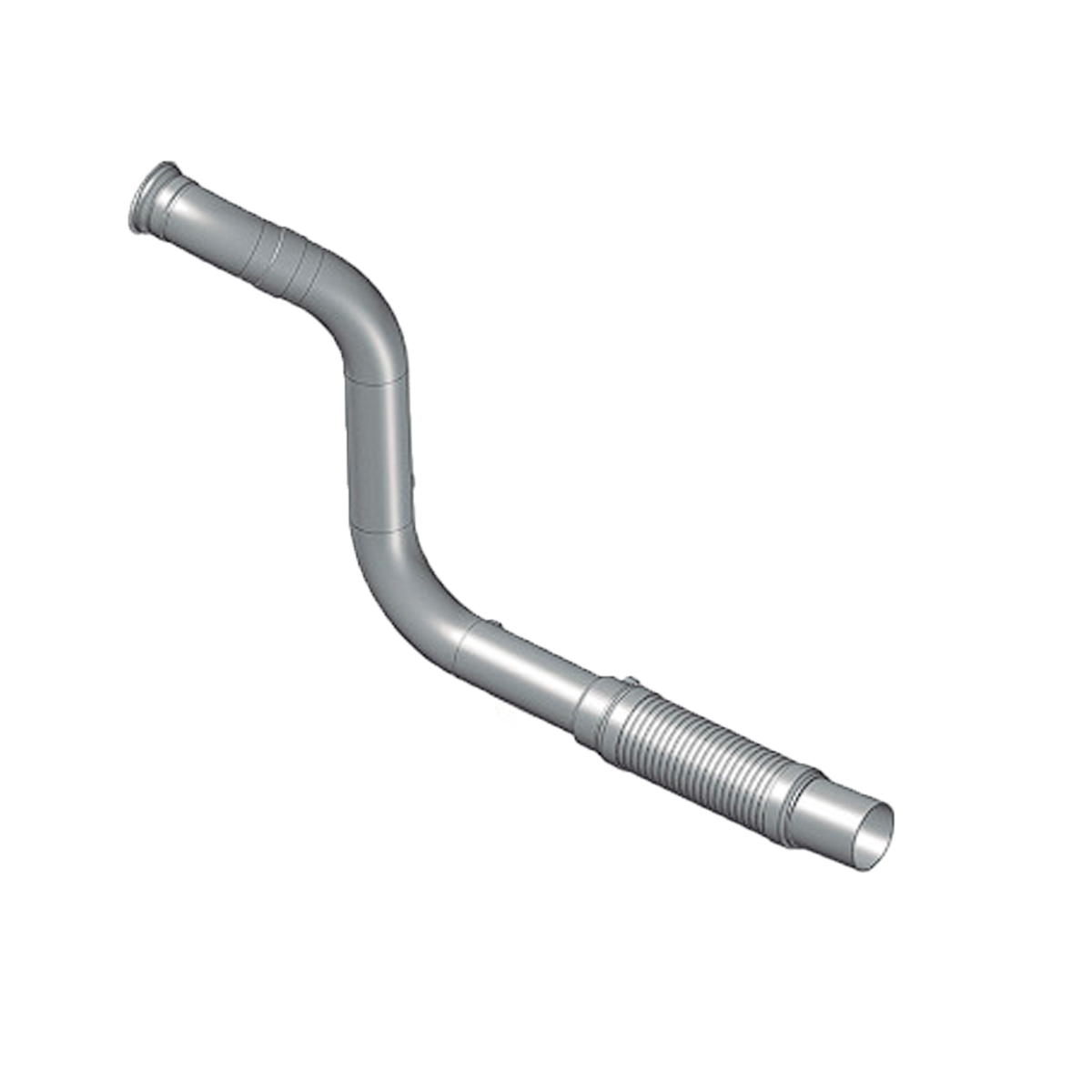 TUBO SAIDA MOTOR 3,5'' INOX MERCEDES ATRON 1319 2726 2726B 2726K EURO 5 (A694490