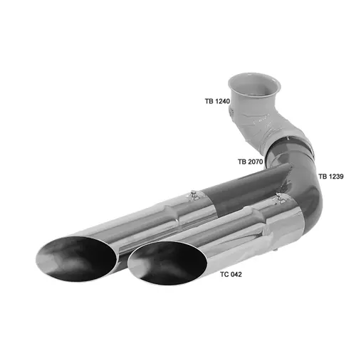 ADAPTADOR DUPLO DIREITO 4.1 2POL DIREITO SCANIA P G R ANO 2012 A 2019 EURO 5 (TB