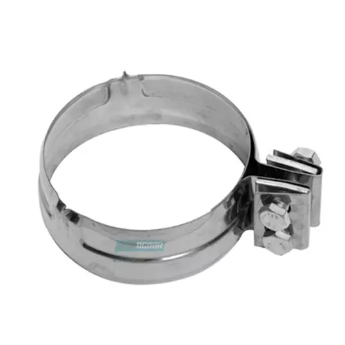 ABRACADEIRA INOX 5POL FLEXIVEL ESCAPAMENTO VOLVO FH NH FM ANO 2004 A 2011 EURO 3