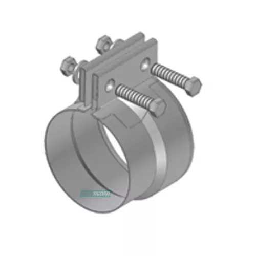 ABRACADEIRA INOX ESCAPAMENTO 4.1/2" MB 1634 1938 2638LS BICUDO 1938S FRONTAL ATE