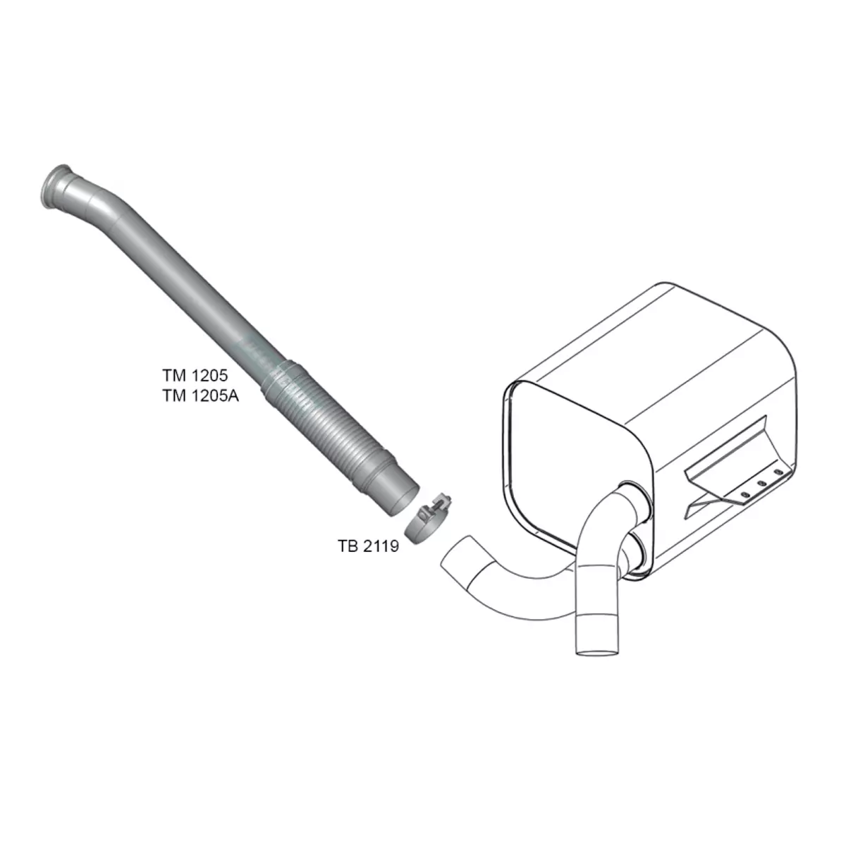 TUBO SAIDA MOTOR MB ACCELO 815 915 1016 1316 ANO 2012... EURO 5 INOX (A979490011