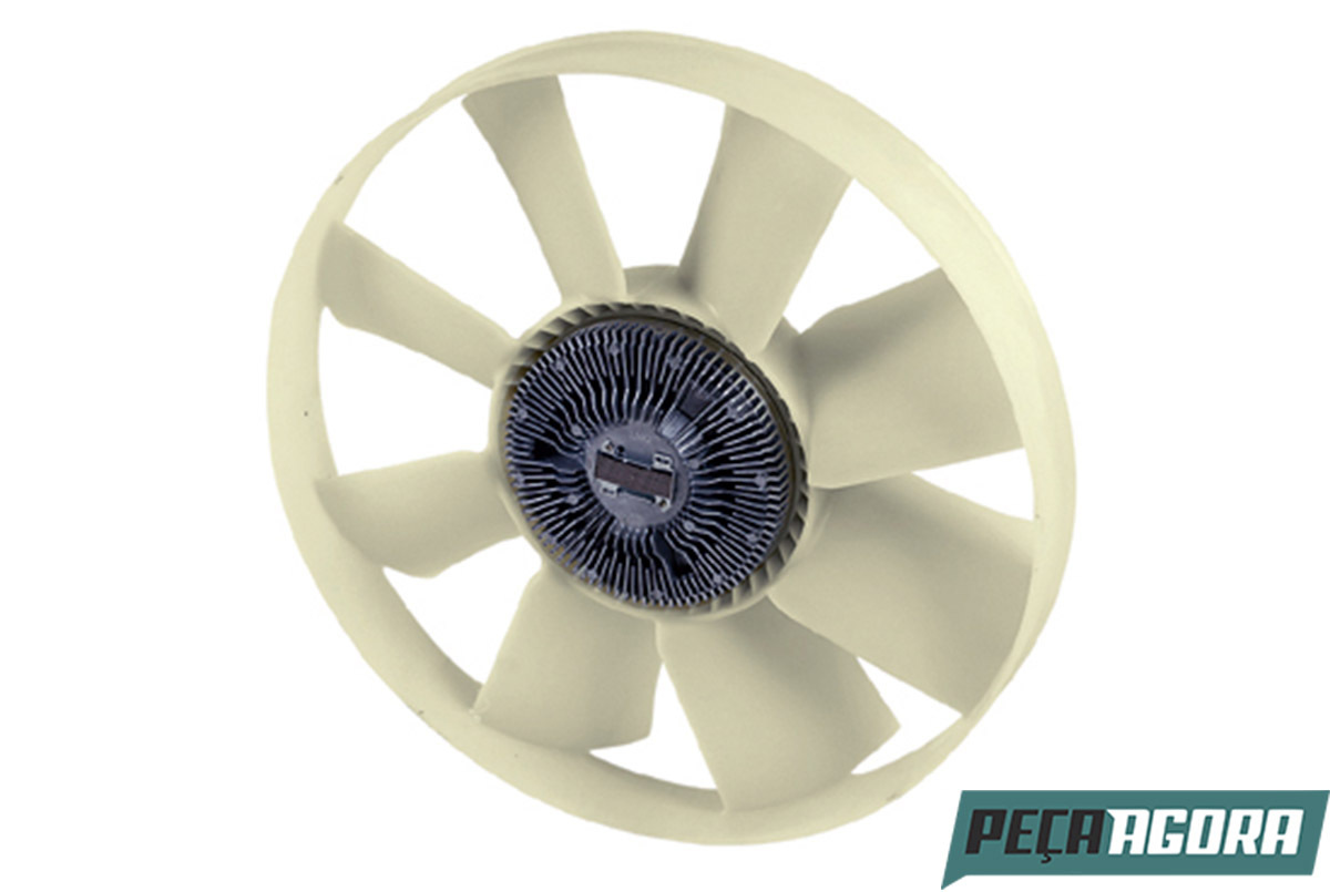 HELICE RADIADOR MOTOR PARA IVECO EUROCARGO PLASTICO COM VISCO (504038112)